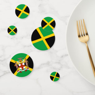 Confeti Jamaica Confetti, fiesta, bandera jamaiquina