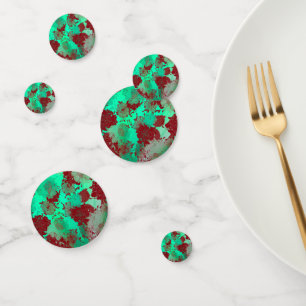 Confeti Japanese floral red patterns.