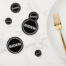 Joe BIDEN 2020 Black White Table