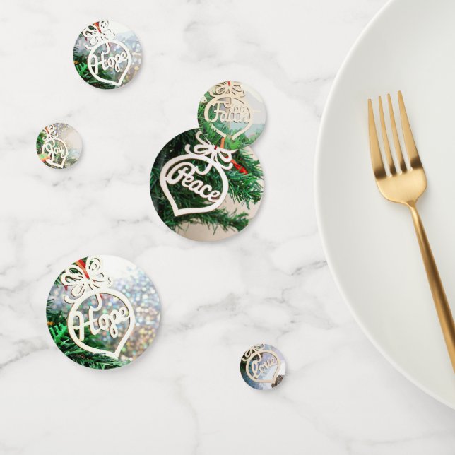 Confeti Joy Love Hope Peace Faith (Grupo)