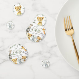 Confeti Jungle Animals, Safari, Wild One, First Birthday