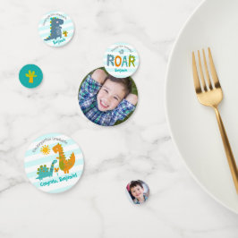 Confeti Kindergarten Graduation Blue Dinosaur Boy 2 Photo