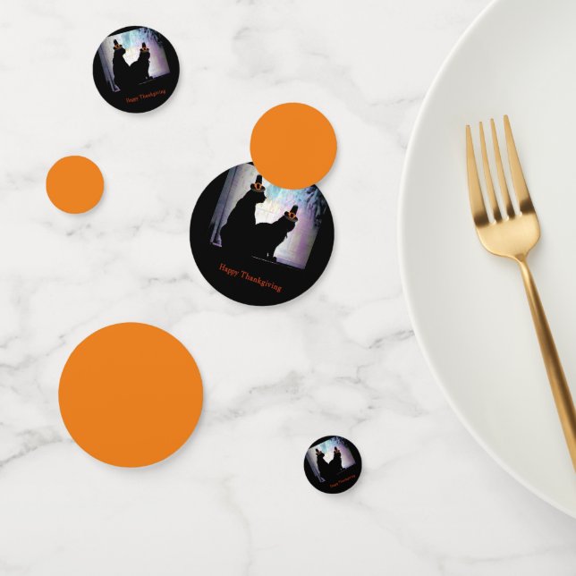 Confeti Kitties de Acción de Gracias (Grupo)