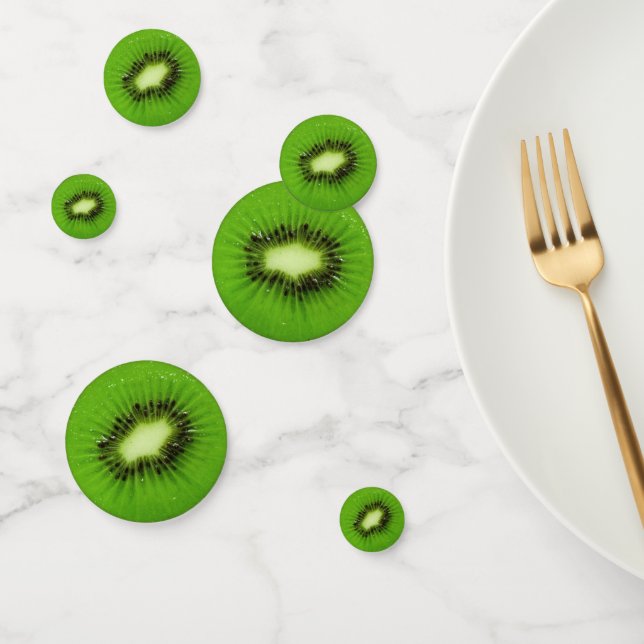 Confeti Kiwi Fruit Fresch Slice (Grupo)