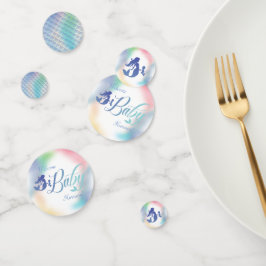 Confeti La sirena Baby Shower Under the Sea Pastel