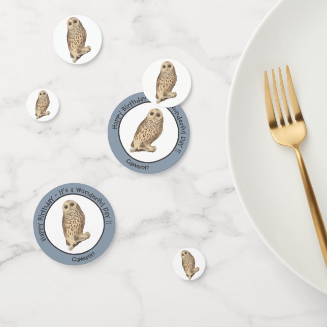 Confeti Lechuza prohibida - Cumpleaños u otro evento temát (Grupo)