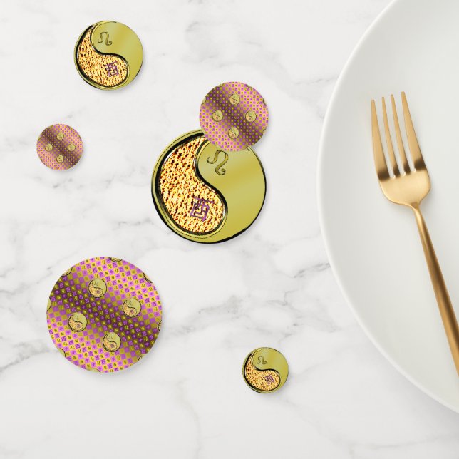 Confeti León y Rooster Metalizado (Grupo)