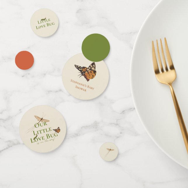 Confeti Little Love Bug Baby Shower Gender Neutral (Grupo)