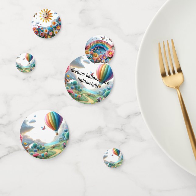 Confeti Los globos de helio son ligeros (Grupo)