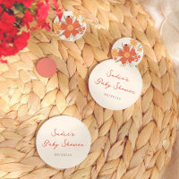 Love Bug Retro Floral Chica Baby Shower
