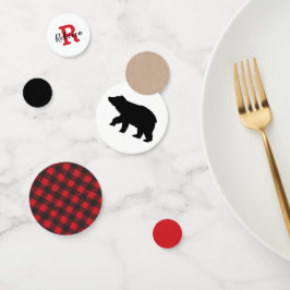 Confeti Lumberjack Kraft Bear