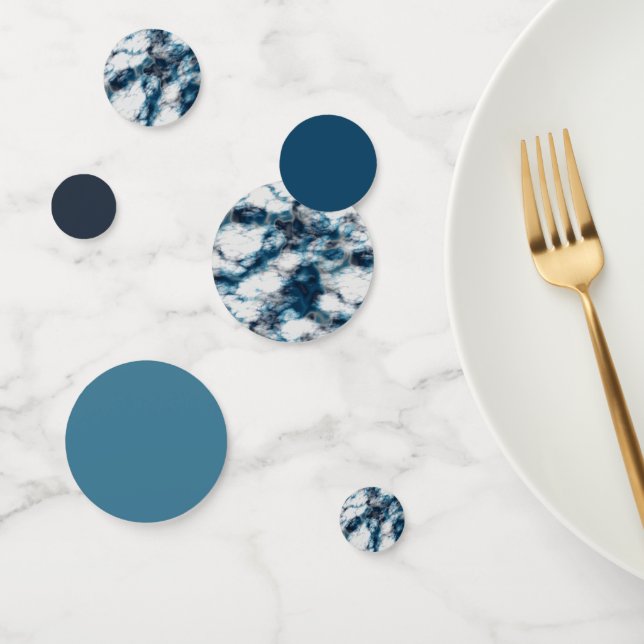 Confeti Marble azul (Grupo)