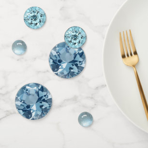 Confeti March Birthstone Aquamarine Table