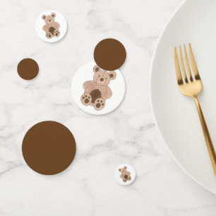 Confeti Marrón Plush Toy Teddy Bear Stuffet Animal Cumplea