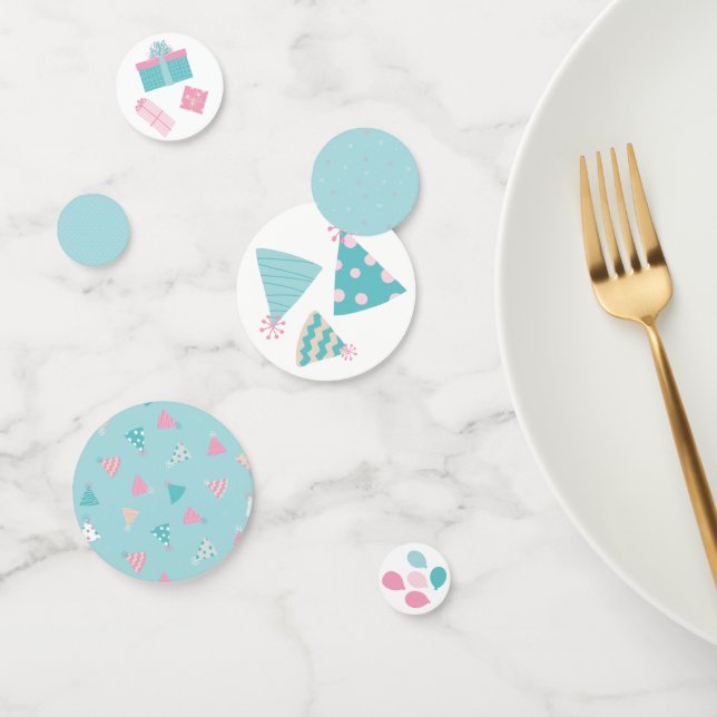 Confeti Mesa de cumpleaños de animales bebés lindos en jar (Grupo)
