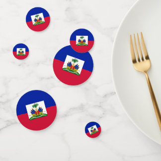 Confeti Mesa del Día de la Bandera Patriótica de Haití