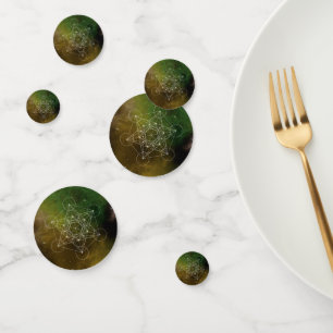 Confeti Metatrón verde