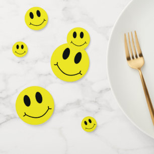 Confeti Millones de sonrisas sonrisas en la cara de la son