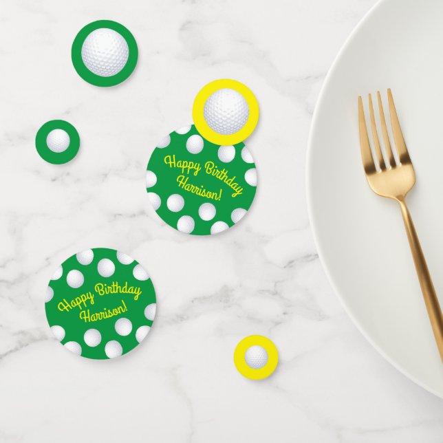 Confeti Mini Golf Balls Fiesta de cumpleaños Niños Deporte (Grupo)