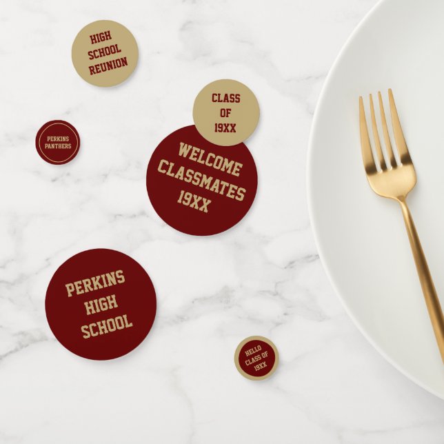 Confeti ¡Mira! Contenedor de tabla Reunión de clases (Grupo)