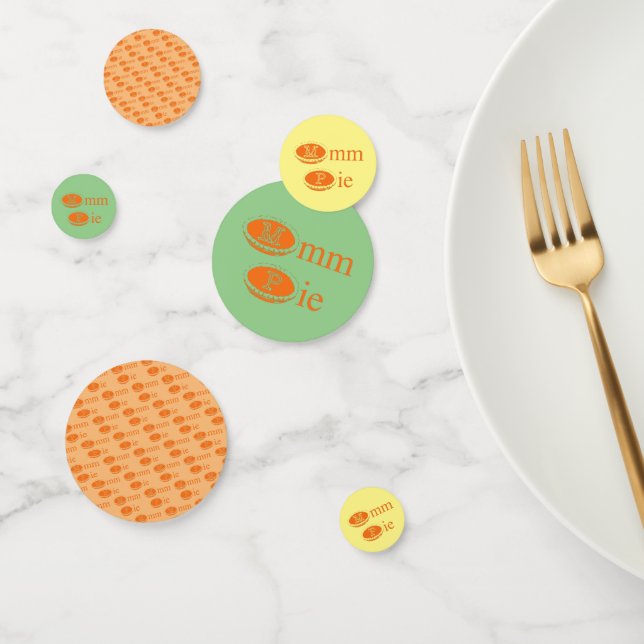 Confeti Mmmmm Pie (Acción de Gracias) (Grupo)