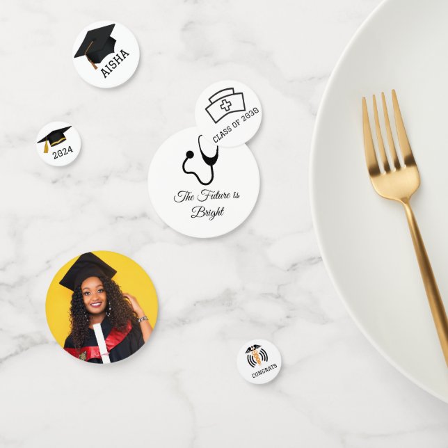 Confeti Moderna fiesta de graduación fotográfica de Person (Grupo)