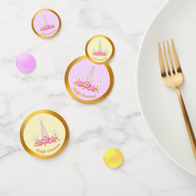 Confeti Momento Mágico Unicornio (Grupo)