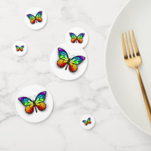 Confeti Monarca de mariposa arcoiris