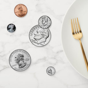 Confeti Monedas de Estados Unidos