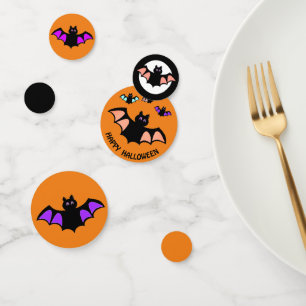 Confeti Murciélagos voladores de Halloween