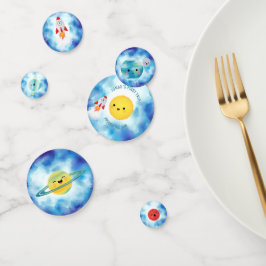 Confeti Nacimiento del buque de cohetes de planetas del es