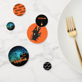 Confeti Naranja de Halloween Party Witch Darhouse