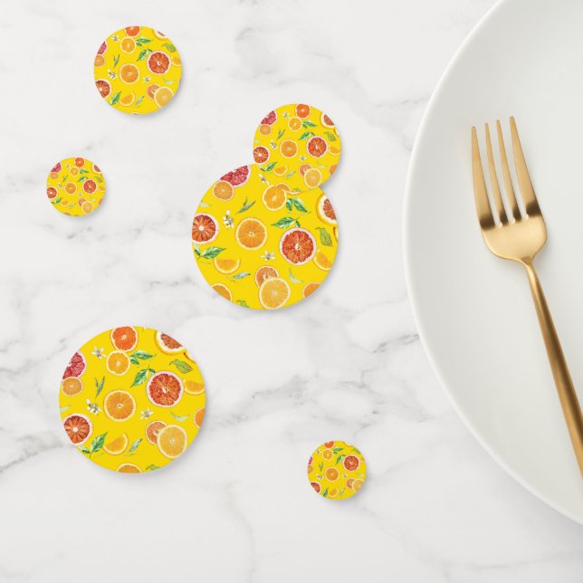 Confeti Naranjas. (Grupo)