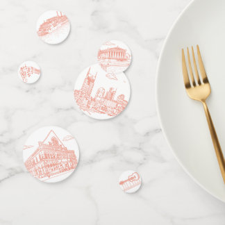 Confeti Nashville Toile Rosa Coral