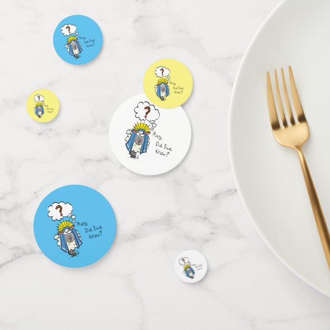 Confeti Navidades cristianos graciosos Personalizado de ov (Grupo)