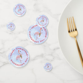 Confeti Navidades Flamingo