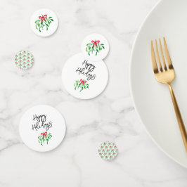 Confeti Navidades Mistletoe Festividad Festividad FESTIVA