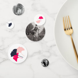 Confeti Negrita Ginkgo deja foto Personalizado