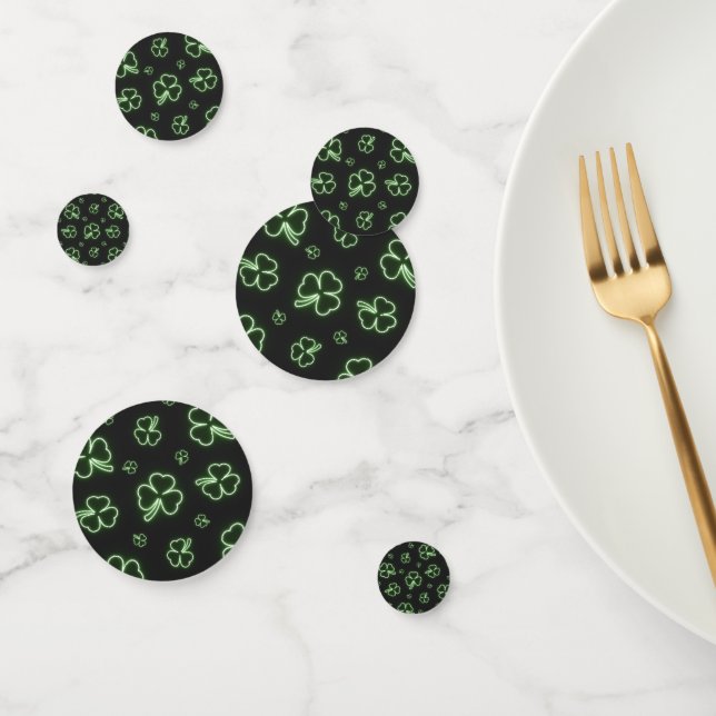 Confeti Neon Shamrock (Grupo)