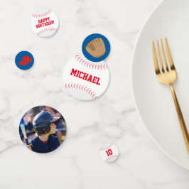 Confeti Niños Béisbol Temático Cumpleaños