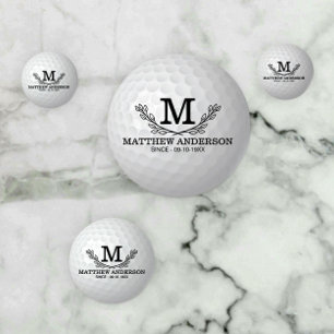 Confeti Nombre del patrón de bola de golf personalizado Mo