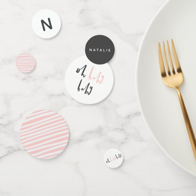 Confeti Oh bebé bebé gemela de la ducha (Grupo)