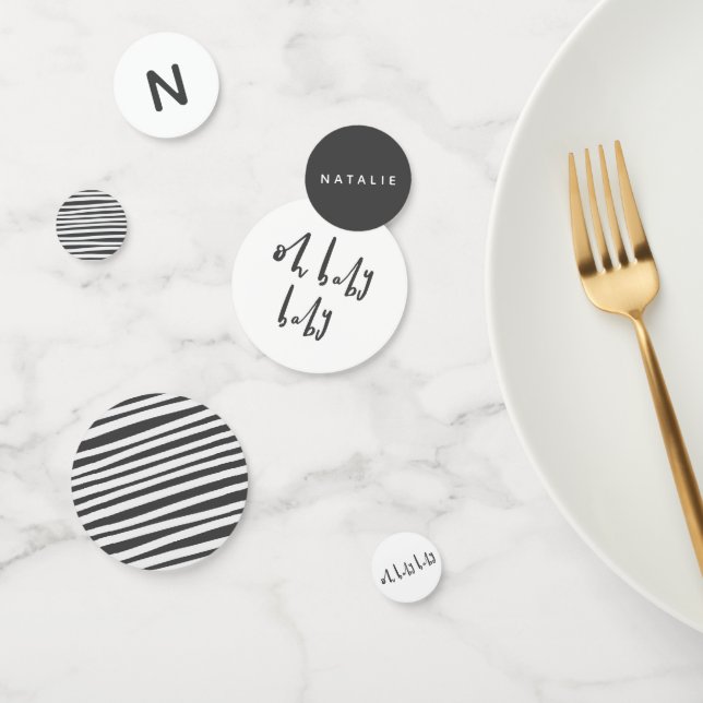 Confeti Oh bebé bebé gemela de la ducha (Grupo)