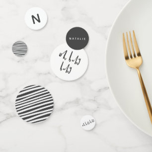 Confeti Oh bebé gemelo ducha bebé