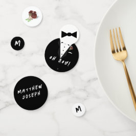 Confeti ¡Oh, chico! Tuxedo