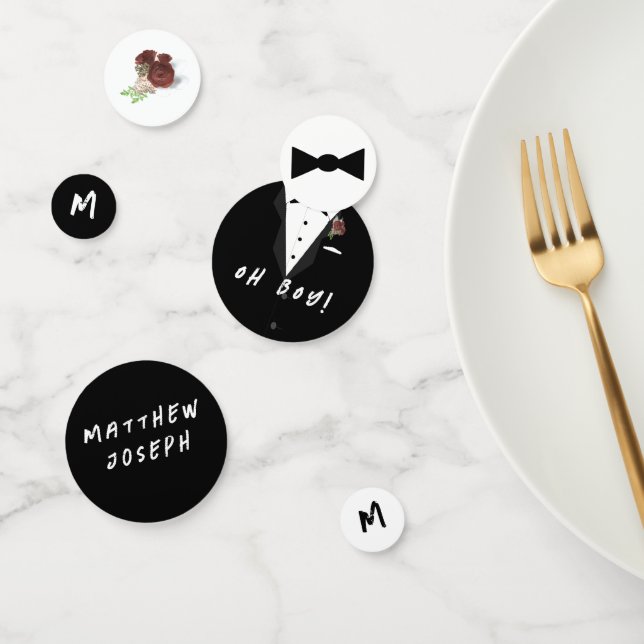 Confeti ¡Oh, chico! Tuxedo (Grupo)