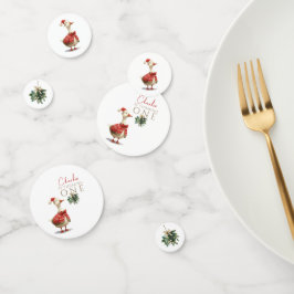 Confeti One Silly Christmas Goose Fest Winter Birthday 