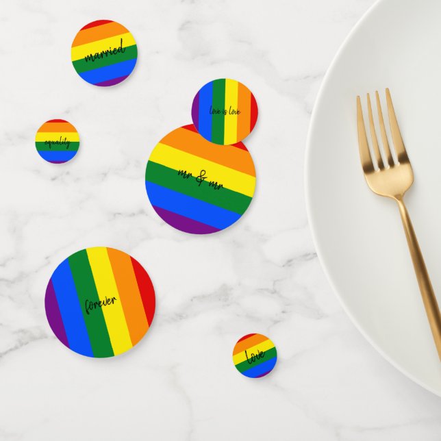 Confeti Orgullo arcoiris (Grupo)