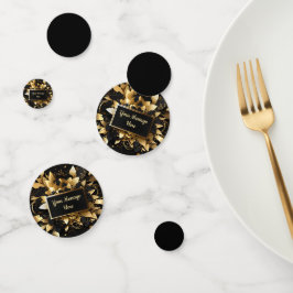 Confeti Oro elegante personalizado