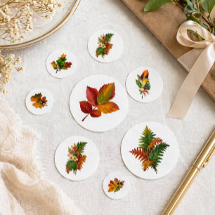 Confeti Otoño Otoño Decoración de Mesa Botánica Estacional